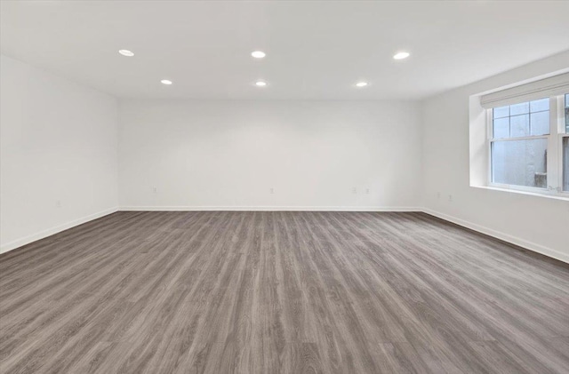 145 Underhill Ln Unit 145, Peekskill, NY 10566 - empty room featuring recessed lighting, wood finished floors, and baseboards
