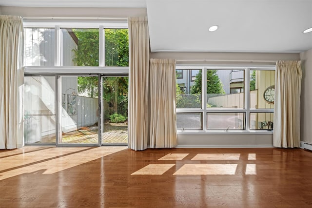 6 Chippewa Ct, Suffern, NY 10901 - doorway to outside with plenty of natural light, recessed lighting, wood finished floors, and baseboards