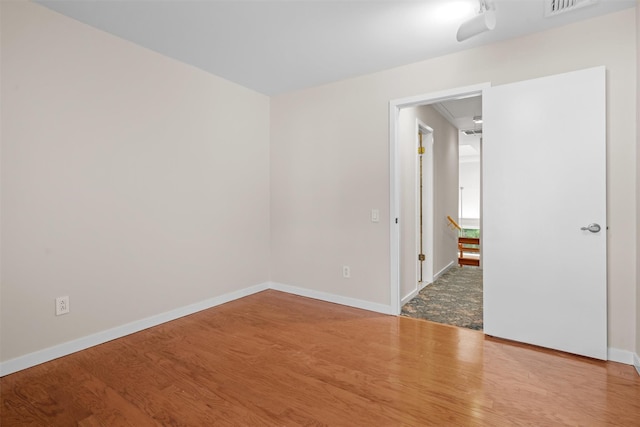 6 Chippewa Ct, Suffern, NY 10901 - unfurnished room featuring wood finished floors, attic access, and baseboards