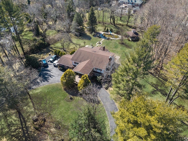 aerial overview of property's location