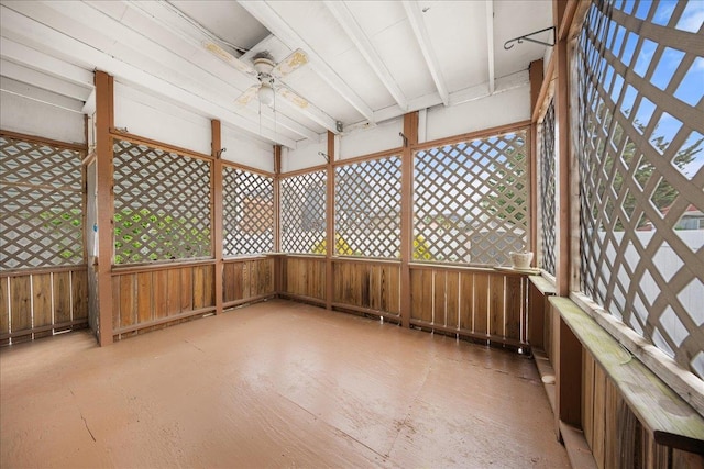 0 Cross Bay Blvd, Broad Channel, NY 11693 - unfurnished sunroom with ceiling fan