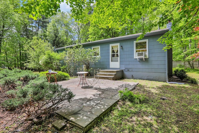 512 Watson Woods Rd, Woodstock, NY 12498 - back of house with a patio area and a chimney