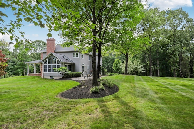 42 Panorama Dr, Warwick, NY 10990 - view of green lawn with a patio