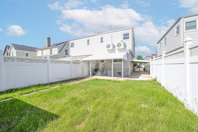 117-07 202nd St, Saint Albans, NY 11412 - rear view of property with a patio and entry steps