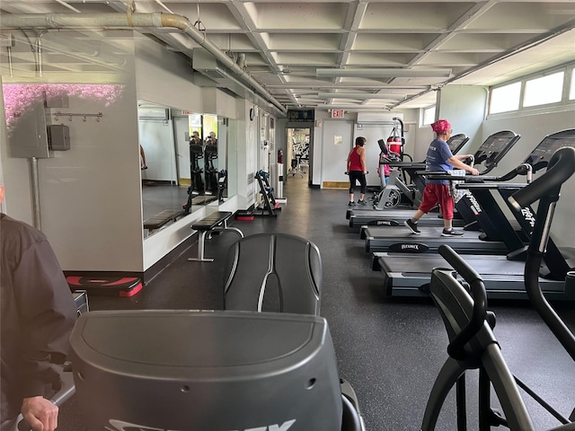 150-38 Union Tpke Unit 4D, Flushing, NY 11367 - exercise room with baseboards