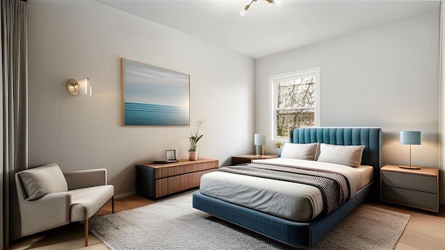 3412 Kingsland Ave, Bronx, NY 10469 - bedroom with light wood-style flooring