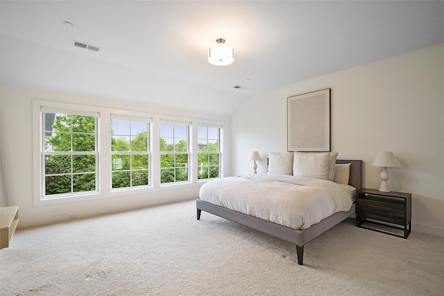 5 Rose Ln, Rye Brook, NY 10573 - carpeted bedroom with vaulted ceiling and baseboards