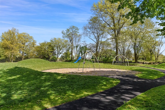 5 Rose Ln, Rye Brook, NY 10573 - surrounding community with a yard