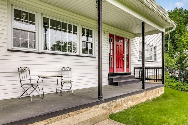 41 W Gate Rd, Suffern, NY 10901 - entrance to property featuring covered porch