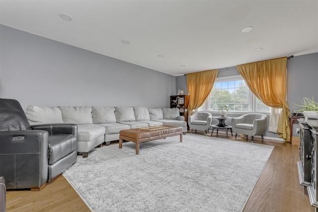 41 W Gate Rd, Suffern, NY 10901 - living room featuring light wood-style floors and recessed lighting