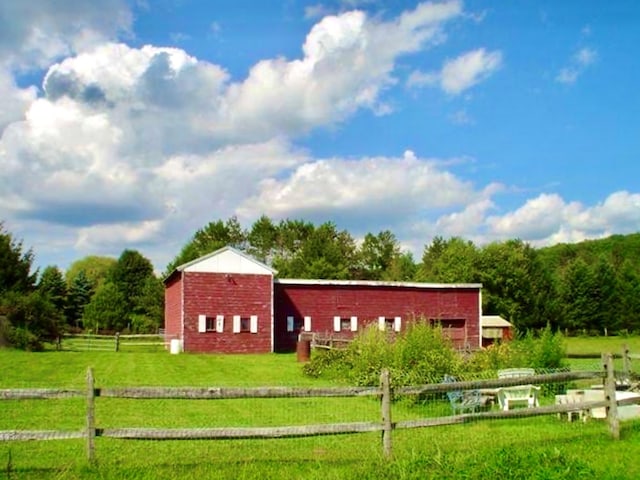 5646 Rte 82, Clinton Corners, NY 12514 - back of house featuring an outbuilding and a barn