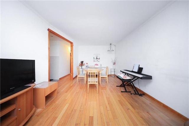 2366 E 29th St, Brooklyn, NY 11229 - dining space featuring light wood-style flooring