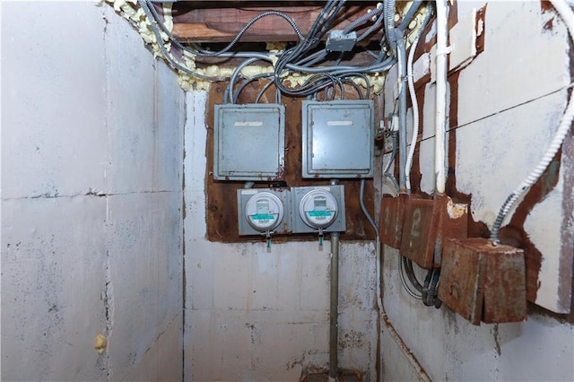 2366 E 29th St, Brooklyn, NY 11229 - utility room featuring electric meter and electric panel