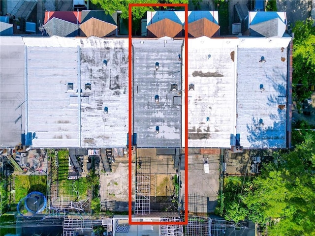 2366 E 29th St, Brooklyn, NY 11229 - aerial view of property's location featuring property parcel outlined