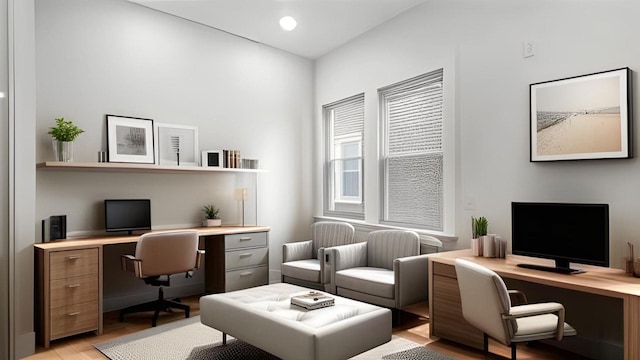2825 Wellman Ave, Bronx, NY 10461 - office featuring light wood-style floors and recessed lighting