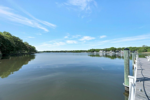 276 Dockside Ct, Moriches, NY 11955 - water view with a dock