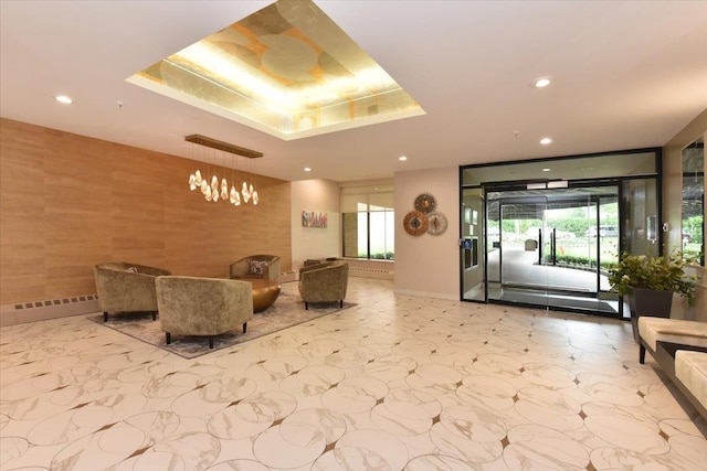 40 Stoner Ave Unit 1-I, Great Neck, NY 11021 - lobby with recessed lighting