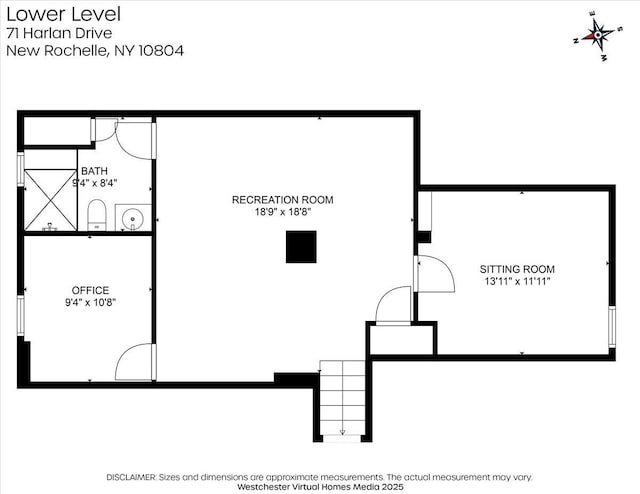 71 Harlan Dr, New Rochelle, NY 10804 - view of floor plan / room layout