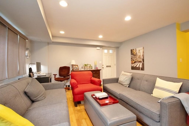 95 Charter Cir Unit 95, Ossining, NY 10562 - living room featuring wood finished floors and recessed lighting