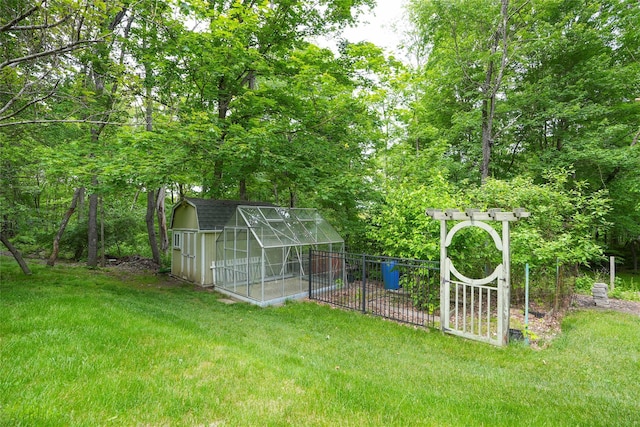 27 Millstream Ct, Pawling, NY 12564 - view of grassy yard featuring an outdoor structure