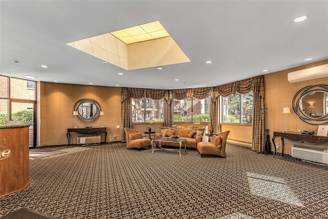 99 S Park # 308, Rockville Centre, NY 11570 - community lobby with tile walls and recessed lighting