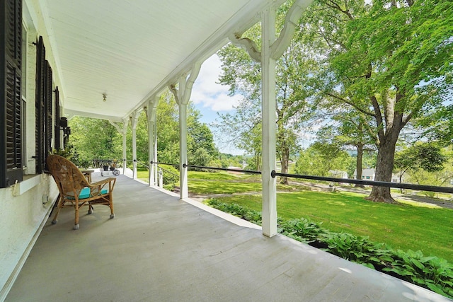 90 Main St, Chester, NY 10918 - porch with a lawn