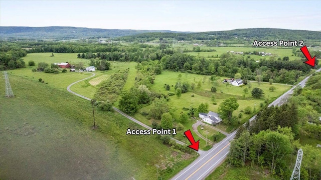 4248 Western Tpke, Call Listing Agent, NY 12009 - aerial overview of property's location featuring rural landscape
