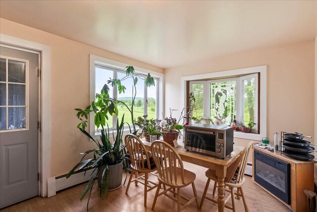 4248 Western Tpke, Call Listing Agent, NY 12009 - sunroom / solarium featuring plenty of natural light and a baseboard heating unit