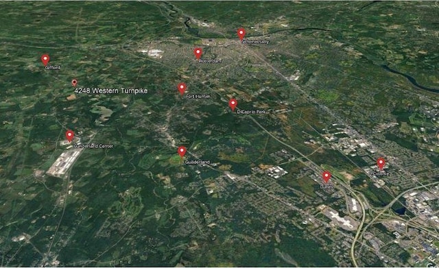 4248 Western Tpke, Call Listing Agent, NY 12009 - aerial map of property and surrounding area