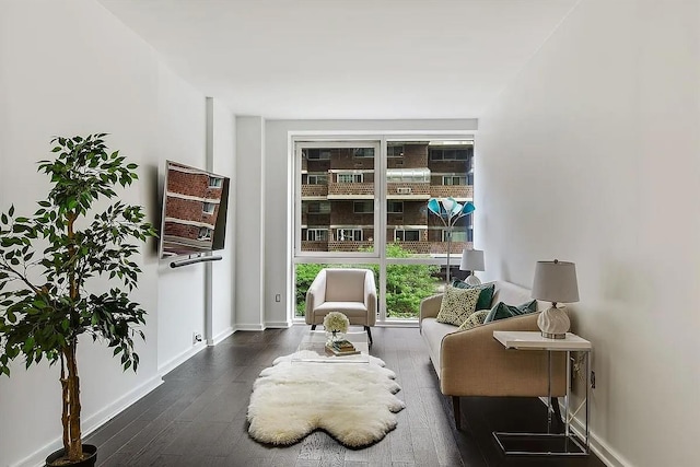 340 E 23rd St Unit 4L, New York Manhattan, NY 10010 - sitting room with wood finished floors and baseboards