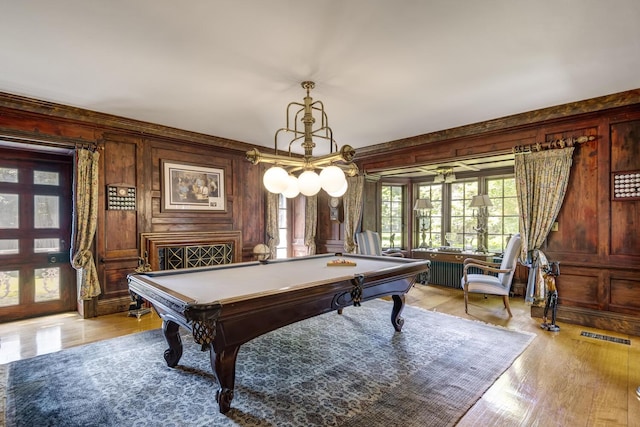 8 Chicken Valley Rd, Old Brookville, NY 11545 - playroom featuring billiards table and wood walls