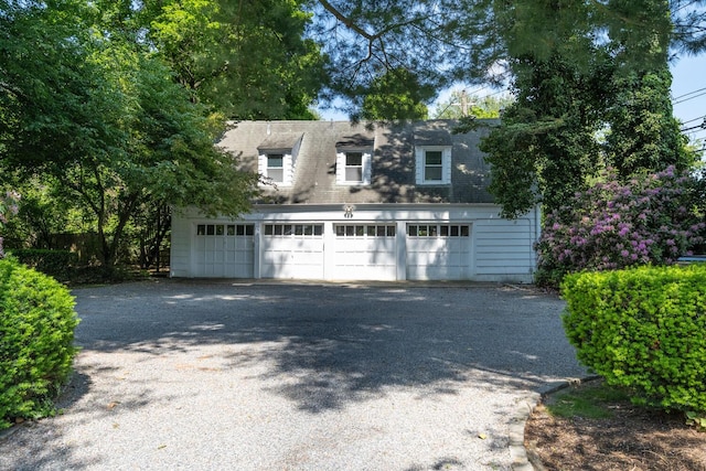 8 Chicken Valley Rd, Old Brookville, NY 11545 - view of front facade with a shingled roof