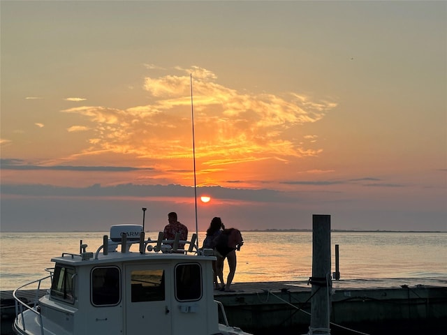 24 Bungalow Walk, Ocean Beach, NY 11770 - water view featuring a dock