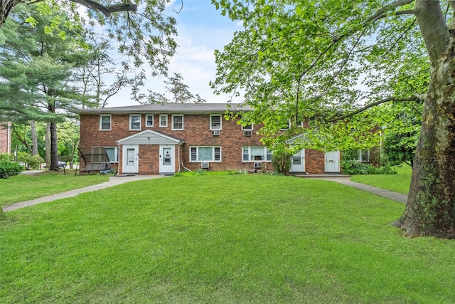 1668 Rte 9 Unit 10D, Wappingers Falls, NY 12590 - view of property featuring brick siding and a front lawn