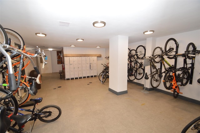 70-25 Yellow Stone Blvd Unit 10Z, Forest Hills, NY 11375 - gym featuring baseboards