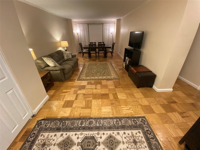 70-25 Yellow Stone Blvd Unit 10Z, Forest Hills, NY 11375 - living area featuring baseboards