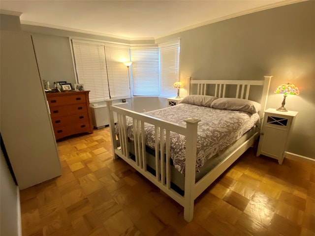 70-25 Yellow Stone Blvd Unit 10Z, Forest Hills, NY 11375 - bedroom with crown molding