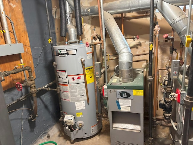 133-50 123rd St Unit 2, South Ozone Park, NY 11420 - utility room featuring gas water heater