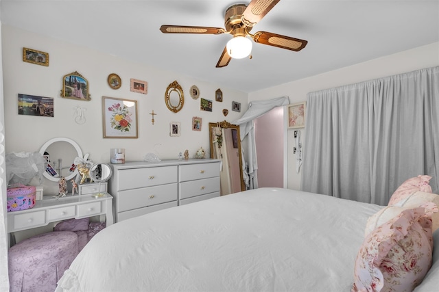 2B Kings Unit 2B, Mohegan Lake, NY 10547 - bedroom featuring ceiling fan