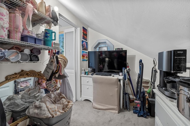 2B Kings Unit 2B, Mohegan Lake, NY 10547 - office area with light colored carpet and lofted ceiling