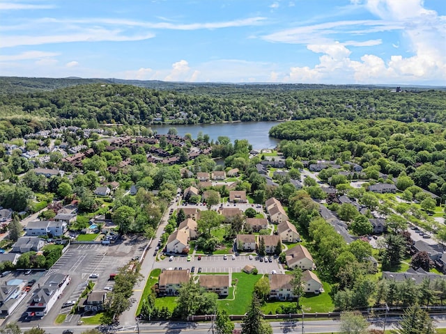 2B Kings Unit 2B, Mohegan Lake, NY 10547 - aerial view of residential area with a heavily wooded area and a large body of water