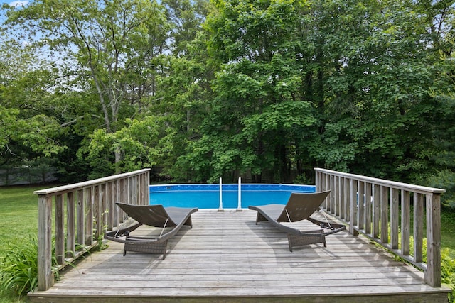 18 Chivalry Ln, Nesconset, NY 11767 - swimming pool featuring a deck