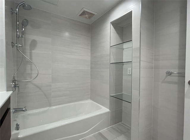132-27 41st Rd Unit 4A, Flushing, NY 11355 - bathroom featuring vanity and shower / bath combination