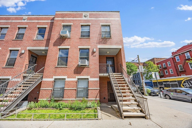 219 Berry St Unit 2, Brooklyn, NY 11249 - view of apartment building / complex with stairs and cooling unit