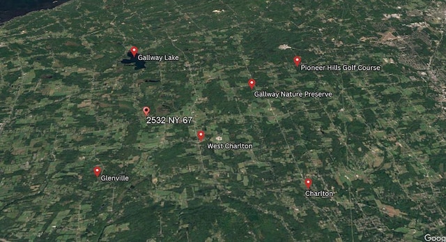 2532 State Highway 67, Call Listing Agent, NY 12010 - aerial map of property and surrounding area