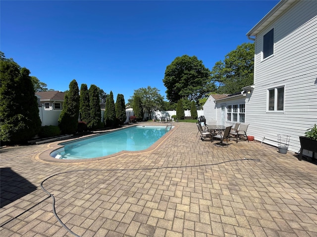 74 Webster Ave, West Islip, NY 11795 - view of swimming pool featuring a patio