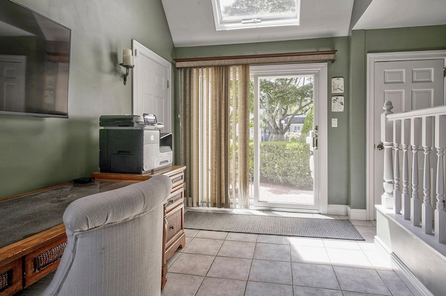 23 S Sixth St, Locust Valley, NY 11560 - foyer entrance with light tile patterned floors