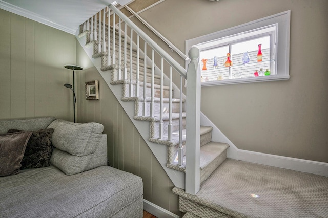 23 S Sixth St, Locust Valley, NY 11560 - stairs featuring baseboards