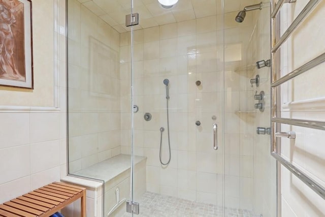 43 Hill St, Wading River, NY 11792 - bathroom with a shower stall