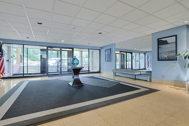 103 Gedney St Unit 2N, Nyack, NY 10960 - common area featuring a paneled ceiling